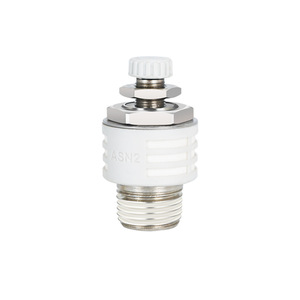 Silencieux de régulation en résine NGS ASN2-M5 6,35 mm 1/4 po, vanne de régulation manuelle pour gaz - Product Image 2