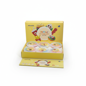 MIKATALE High-quality 12-color Fast Food Party-themed Non-stick Lightweight Foaming Clay <b>Gift</b> <b>Box</b> for <b>Eid</b> Al-Fitr - Product Image 3