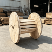 Bobines en bois robustes personnalisées OEM/ODM pour câbles électriques, cordes et fils industriels – Idéales pour l'exportation et la logistique