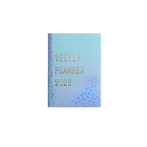 En Stock 2026 A7, libro de programación en inglés, planificador de patrón de piedra láser colorido, bolsillo portátil, Mini cuaderno de costura de hilo de cuero - Product Image 5