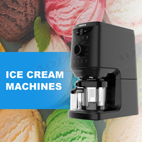 Machine à crème glacée électrique Nin Maquina De Helado Doublure de qualité alimentaire de haute qualité pour un mélange rapide et la préparation de desserts surgelés