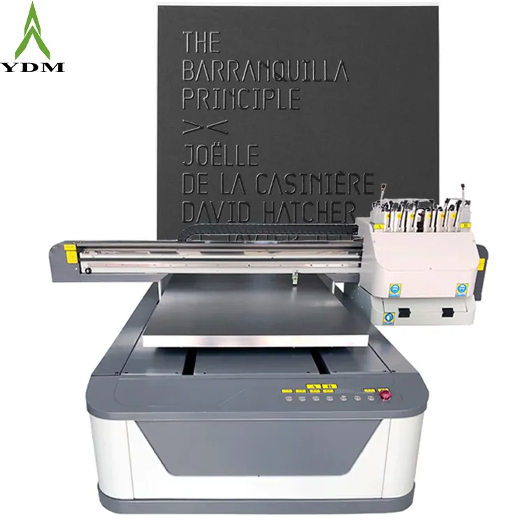 2022 Uv Flatbed Printer 600*900mm Printing Multi Function High Resolution Printer