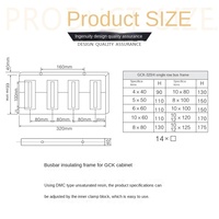 Support de montage de barre omnibus monophasée PMJ1 5*50 avec isolateur DMC pour armoire de distribution, fixation de barre en cuivre, OEM et ODM