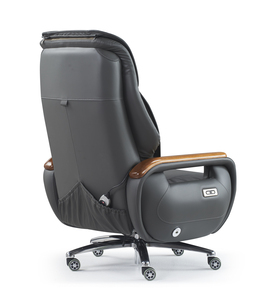 2025 xu hướng sang trọng CEO Ghế Văn Phòng điện với footrest da chính hãng Ông Chủ lớn Ergonomic ngả ghế văn phòng - Product Image 4