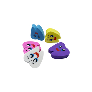50 gommes dentaires par sachet, gommes mignonnes en forme de <span class=keywords><strong>dent</strong></span>, gommes créatives <span class=keywords><strong>pour</strong></span> clinique dentaire, cadeau créatif <span class=keywords><strong>pour</strong></span> enfants, mini gommes - Product Image 5