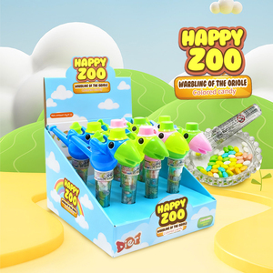 Bonbons en gros, étiquette privée personnalisée, bonbons amusants et joyeux en forme <span class=keywords><strong>de</strong></span> sifflet d'oriole, jouet en bonbons avec bonbons halal, bonbons et friandises bon marché pour enfants - Product Image 1