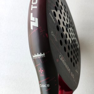 Padel <span class=keywords><strong>Racket</strong></span> Chiều Cao Hiệu Suất | Sợi Carbon Padel Vợt Tennis Vợt 3D Kết Cấu Cuối Cùng Mái Chèo Vợt Tennis Vợt Cho Spin & An Toàn - Product Image 5