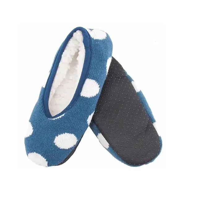 Hoge Kwaliteit Custom Non Slip Pluche Sokken Pluizige Fleece Slippers