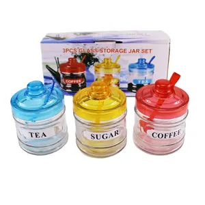 Nhà Bếp Thân Thiện Với Môi Thực Tế Glass Spice <span class=keywords><strong>Mason</strong></span> <span class=keywords><strong>Jar</strong></span> Với Muỗng - Product Image 1