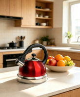 Bouilloire en acier inoxydable de qualité alimentaire pour cuisinières à gaz et à induction