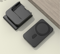 Batterie externe magnétique pliable 3 en 1, chargeur sans fil, support portable, batterie Magsafe, voyage, OEM, ODM