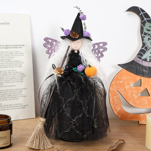 Figura Decorativa de Hada Bruja de Halloween, Adorno de Mesa, Decoración para Casa Encantada, Fiesta de Halloween, Regalo de Truco o Trato - Product Image 2