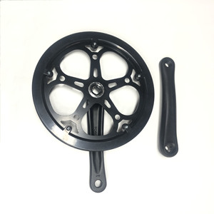 KEPIN <span class=keywords><strong>Bicicleta</strong></span> Plegable Piñón Único Diente Placa Diente 170 Mango <span class=keywords><strong>de</strong></span> Aluminio 48T Doble Cubierta Diente Placa Agujero Cuadrado - Product Image 5