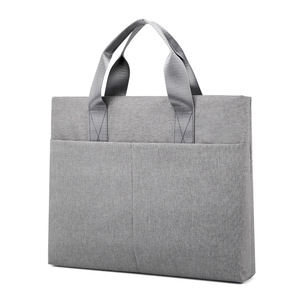 Sac à main professionnel texturé pour ordinateur portable, mallette décontractée pour documents, sacoche de transport pour le bureau et le travail - Product Image 3