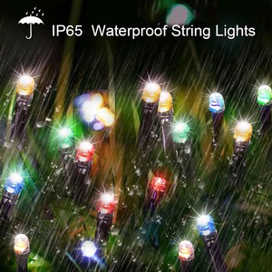 Giáng sinh trang trí dây đèn siêu sáng rõ ràng ánh sáng bóng đèn dây màu đen cho kỳ nghỉ tinh tế trang trí nội thất - Product Image 3