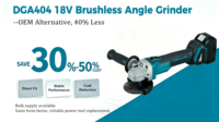 Meuleuse d'angle sans fil 18V sans balais avec interrupteur de sécurité et disque de 125 mm pour la vente en gros