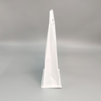 Sachet à fond plat en papier coton translucide, doublé PE, à huit côtés, pour friandises pour animaux de compagnie