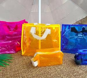 Bolsos de Mano Transparentes Impermeables de Moda a la Venta Directa, Baratos, Unisex, con Forro de Poliéster Personalizado y Correa para el Hombro, Éxito de Ventas 2022 - Product Image 4