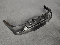 Diffuseur arrière et kit carrosserie de style A en fibre de carbone de haute qualité avec un ajustement parfait pour Panamera 970.2 (2014-2016).