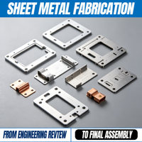 Fabrication sur mesure de tôles métalliques de précision en aluminium, acier inoxydable, cuivre, petites pièces électroniques