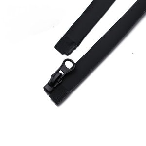 Fabricante <span class=keywords><strong>de</strong></span> China Chaqueta <span class=keywords><strong>de</strong></span> diseño <span class=keywords><strong>de</strong></span> extremo abierto personalizada Tpu Pu Cremallera impermeable Nylon con logotipo impreso Tamaños 3 #4 #5 # - Product Image 4