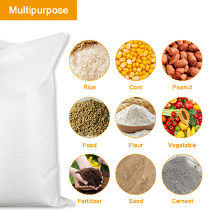 Biểu Tượng Tùy Chỉnh Trắng Polypropylene Dệt Túi 5Kg 10Kg 25Kg Thức Ăn Túi Bao Bì Ngô Ngô Gạo Thức Ăn Ngô Bao Lúa Mì Dệt Túi - Product Image 5