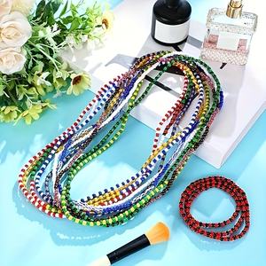Set de 11 Collares de Cuentas de Santería - Collar Elástico Unisex - <span class=keywords><strong>Eleke</strong></span> Collar de Santería - <span class=keywords><strong>Elegua</strong></span> Orula Eleggua Shango Oya - Product Image 5