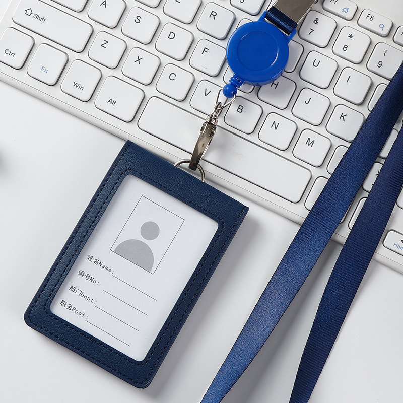 Corde rétractable bleue