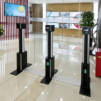 Solución de Acceso con Reconocimiento Multibiométrico Premium, Torniquete con Reconocimiento Facial/Tarjeta/Código QR para una Gestión de Usuarios Flexible, Certificado CE