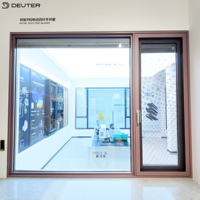 Ventana Abatible de Aluminio para Edificios de Apartamentos con Mosquitera, Rotura de Puente Térmico, Triple Vidrio Low-E, Eficiencia Energética y Aislamiento Acústico para Hogares