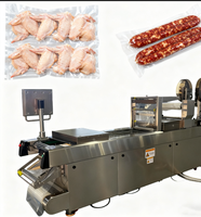 Machine d'emballage sous vide pour aliments congelés, viande, poisson, fromage, thermoformeuse
