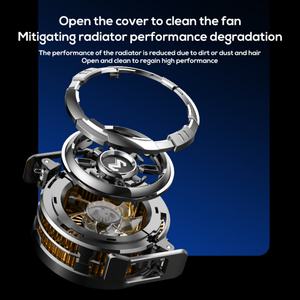 Ventilateur de refroidissement pour téléphone MEMO CX08 RGB Light, semi-conducteur, 15W, refroidissement mobile, ventilateur de refroidissement pour téléphone - Product Image 3