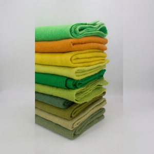 มัดสักหลาดขนแกะ9 "x 12" มาใน10แผ่นขนสัตว์ธรรมชาติทำจากผ้าขนแกะหนา6มม. สำหรับตกแต่งงานฝีมือตัดด้วยมือ - Product Image 5