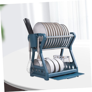 Hot Eco-Friendly Space-Saving Kitchen Dish <b>Storage</b> <b>Rack</b> Wall Mounted Drain Bowl <b>Rack</b> Put Tableware Kitchen Accessories <b>Storage</b> - Product Image 2