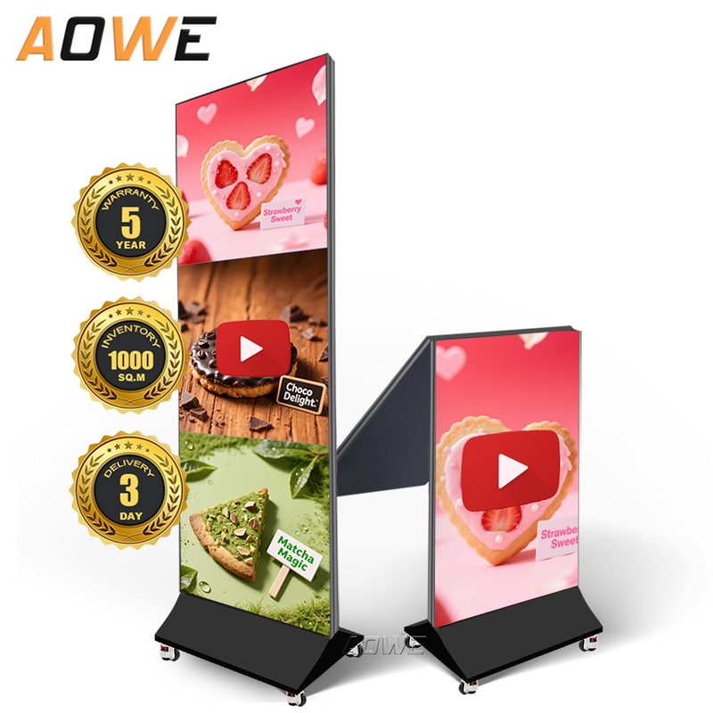 Screen Digital Hd Poster Stand LED