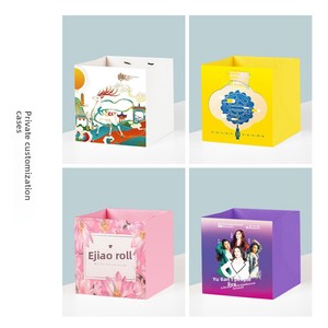 Sacs cadeaux en kraft de qualité supérieure, sacs en papier de style luxueux, sacs à main réutilisables, sacs d'emballage pour fleurs, sacs de shopping portables, sacs fourre-tout pour boutiques de cadeaux - Product Image 3