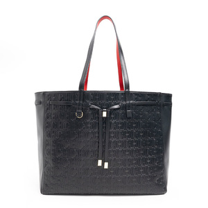 <span class=keywords><strong>Chhc</strong></span>, bolso de mano multiusos de gran capacidad para mujer, Color puro, letra clásica en relieve, informal, versátil, impermeable, de poliéster - Product Image 6