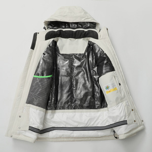 Traje de Esquí de 2 Piezas para Hombre y <span class=keywords><strong>Mujer</strong></span>, Chaqueta de Snowboard Aislada, Pantalones con Tirantes, Ropa Impermeable y Cortavientos para Deportes de Nieve al Aire Libre en Invierno - Product Image 4