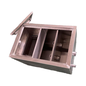 Trampa de Grasa de Acero Inoxidable Personalizada OEM, Separador de Grasa y Filtro de Aceite para Sopa de Grado Comercial Subterráneo - Product Image 2