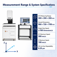 Machine de mesure optique CNC sans contact à grille de 0,1 µm pour l'inspection de la coplanarité des fils de CI en SMT