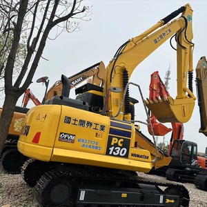 รถขุดไฮดรอลิกแบบตีนตะขาบ Komatsu PC130-7 มือสอง สภาพการทำงานดี คุณภาพสูง - Product Image 1