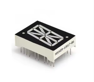 Pantalla Alfanumérica de un Solo Dígito, Pantalla LED de 16 Segmentos de 1 Pulgada, Forma de Cometa, Houkem-10017-BSR - Product Image 3
