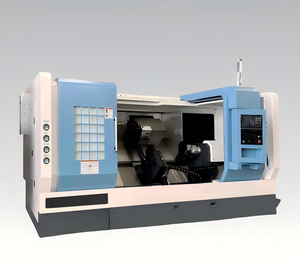 Nhà máy cung cấp trực tiếp Heavy Duty tck86s nghiêng giường CNC <span class=keywords><strong>Lathe</strong></span> với đôi-trục chính quay và phay hợp chất máy để bán - Product Image 1