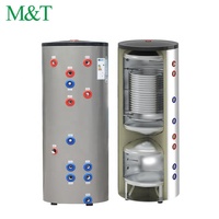 Promotion : Chauffe-eau solaire/électrique 300L en acier inoxydable, réservoir tampon durable, thermosiphon pour usage domestique