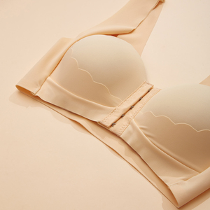 Reggiseno Femminile Senza Cuciture di Alta Qualità, Morbido, Wireless, Antiurto, Completamente Coperto, con <span class=keywords><strong>Apertura</strong></span> Frontale e Spalline Regolabili - Product Image 5