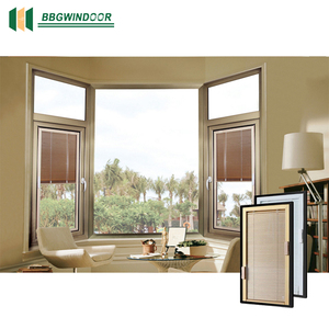 Lukliving Big View Fenêtre en aluminium insonorisée en verre à double vitrage baies vitrées - Product Image 2