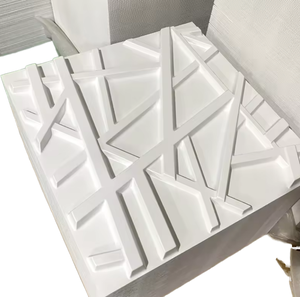 Panneau mural moderne en <span class=keywords><strong>PVC</strong></span> texturé 3D 50X50 cm Carreaux muraux 3D pour l'intérieur Résistant à l'humidité 50X50 cm Papier peint <span class=keywords><strong>Salle</strong></span> <span class=keywords><strong>de</strong></span> <span class=keywords><strong>bain</strong></span> Ménage - Product Image 6