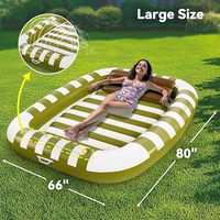 La piscine gonflable flotte la taille adulte, radeaux de piscine de hamac de l'eau pour la piscine