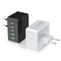 Nouveau chargeur rapide magnétique universel PD20W en PC+ABS ignifuge pour ordinateur portable et téléphone portable, compatible Royaume-Uni/États-Unis/UE, modèle 2026