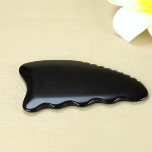 Outil de beauté pour le dos et masseur Gua Sha en jade naturel, planche de soin de la peau en pierre de Bian pour le visage, le cou et le corps, usage domestique - Product Image 2